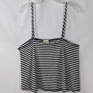 FREE PEOPLE BLACK & WHITE TANK TOP